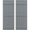 Ekena Millwork Americraft 6-Board, 3 Batten Exterior Real Wood Joined Board-n-Batten Shutters, ARW401BB621X65CHH, PR ARW401BB621X65CHH - alternate 1